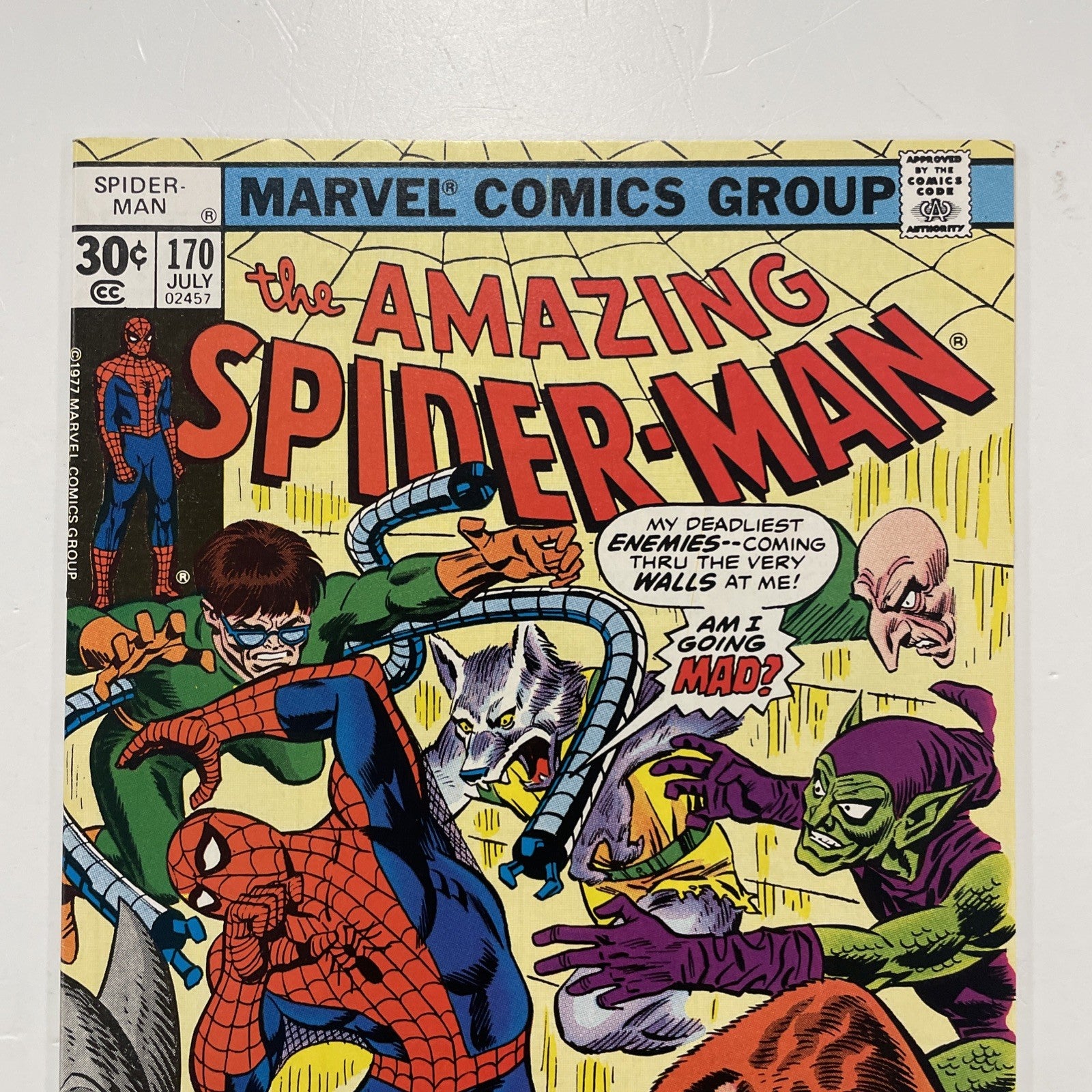 Amazing Spider-Man #170 1977 VF/NM1