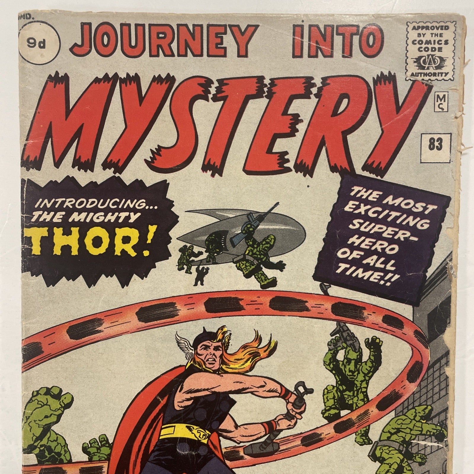 Journey Into Mystery #83 1963 GD/VG 1st App of Thor Pence *See Description1