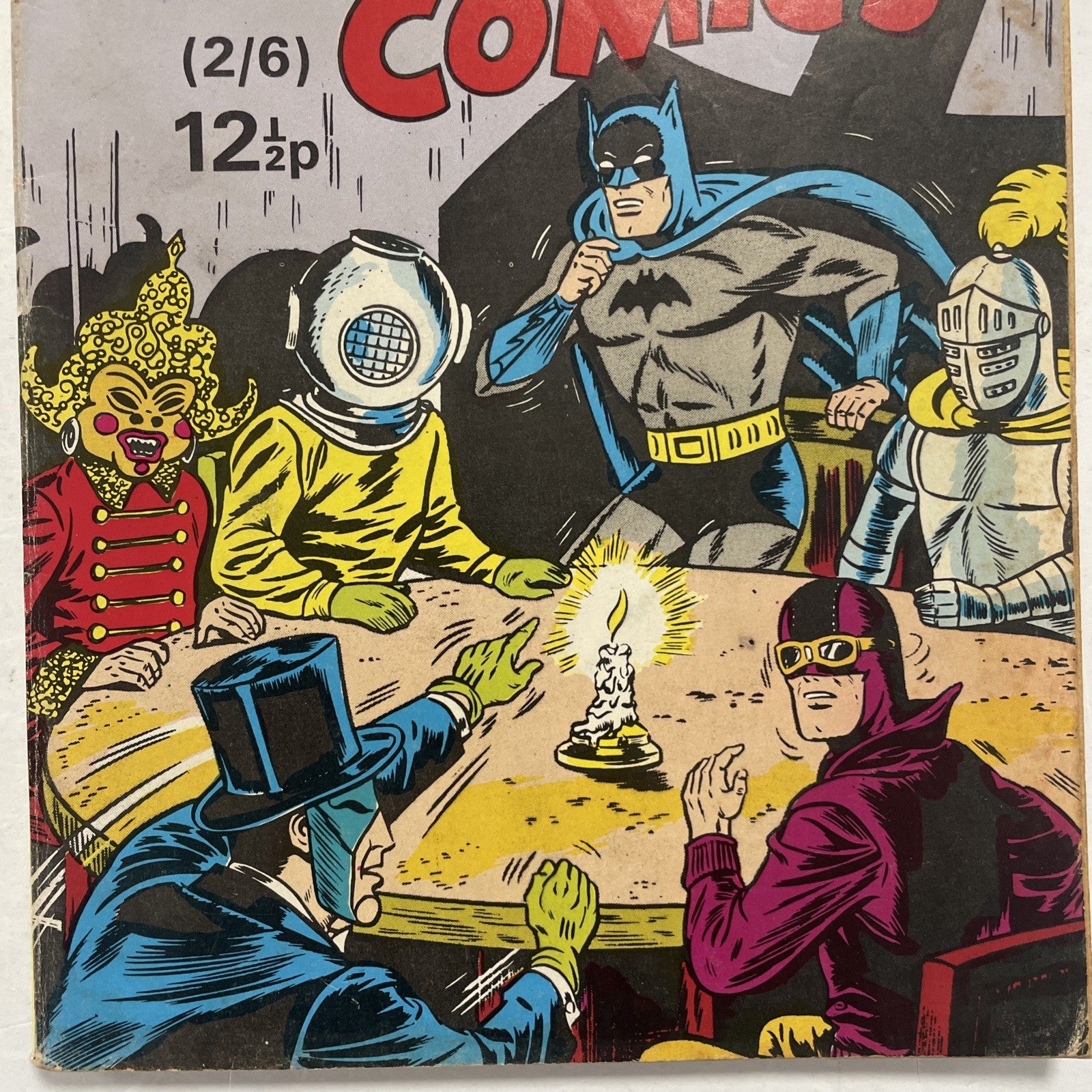 Detective Double Double Comics #3 1968 Low Grade Cent Stamp & Sticker on Front C2