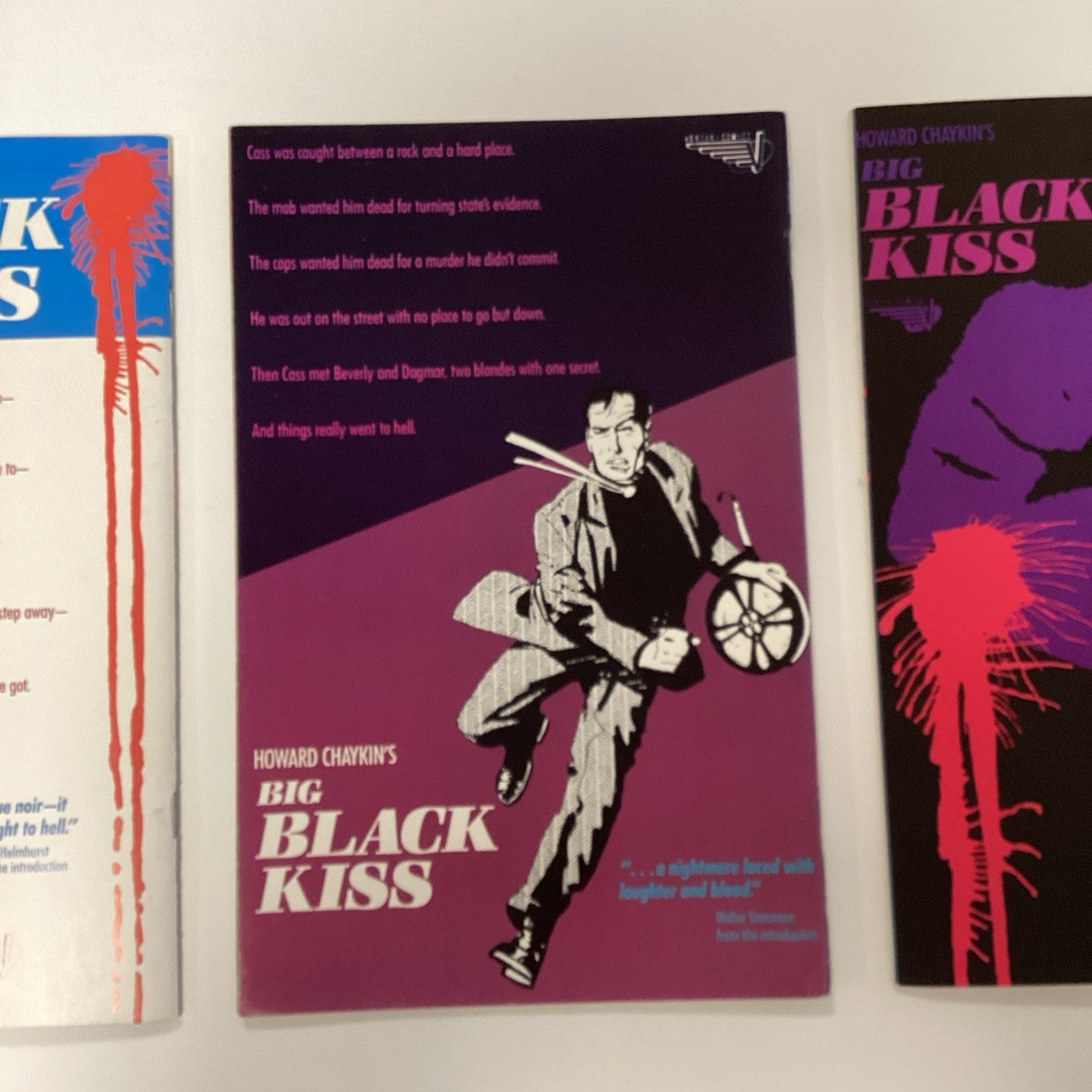 Black Kiss #1-3 1989 Mid Grades Howard Chaykin **Sticker residue on cover of #16