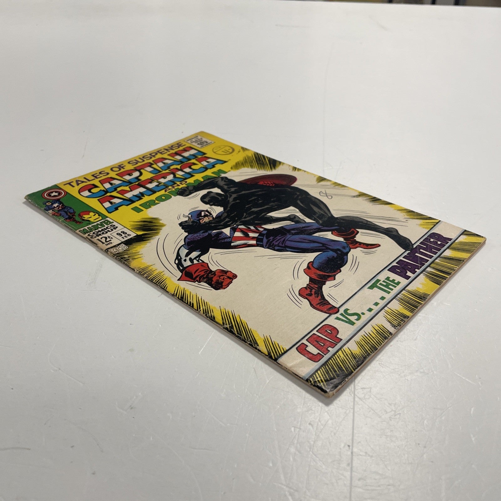 Captain America #131 1970 FN+ Pence Stamp3