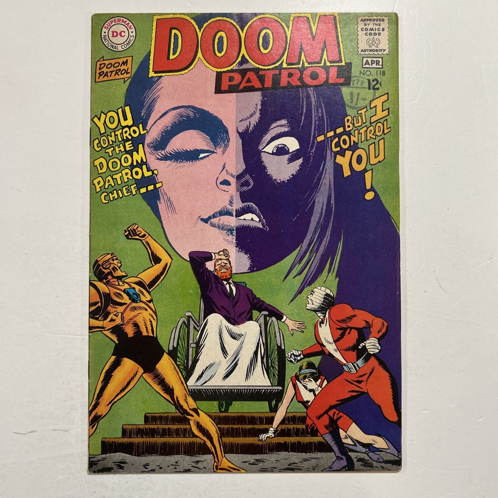Doom Patrol #118 1968 FN- Pence Stamp0