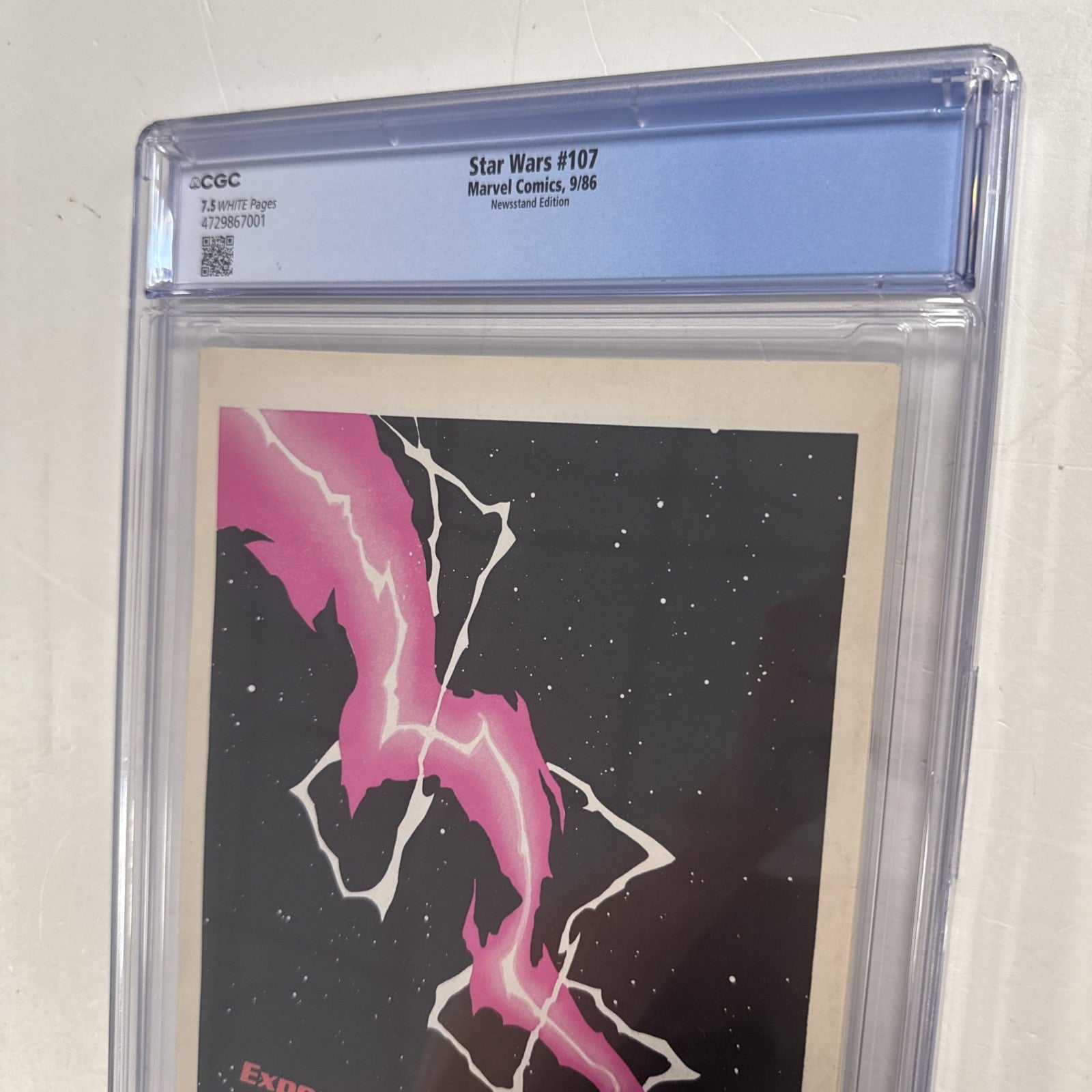 Star Wars #107 1986 CGC 7.5 White Pages Newsstand Last Issue6