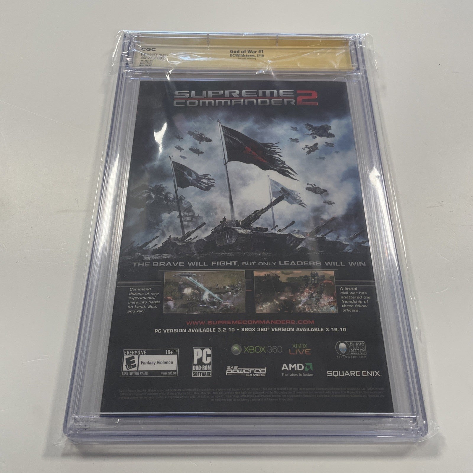 God Of War #1 2010 CGC 9.8 Signature Series 2nd Print7