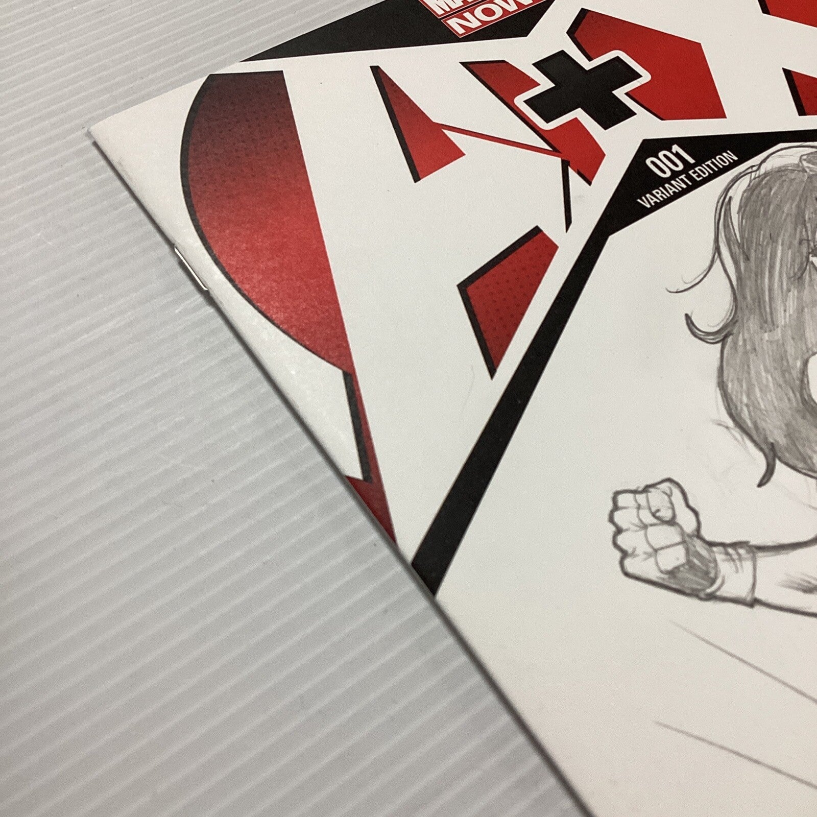 A+X  #1 She Hulk Variant Edt, Sketchbook Cover by John Dell Snead5