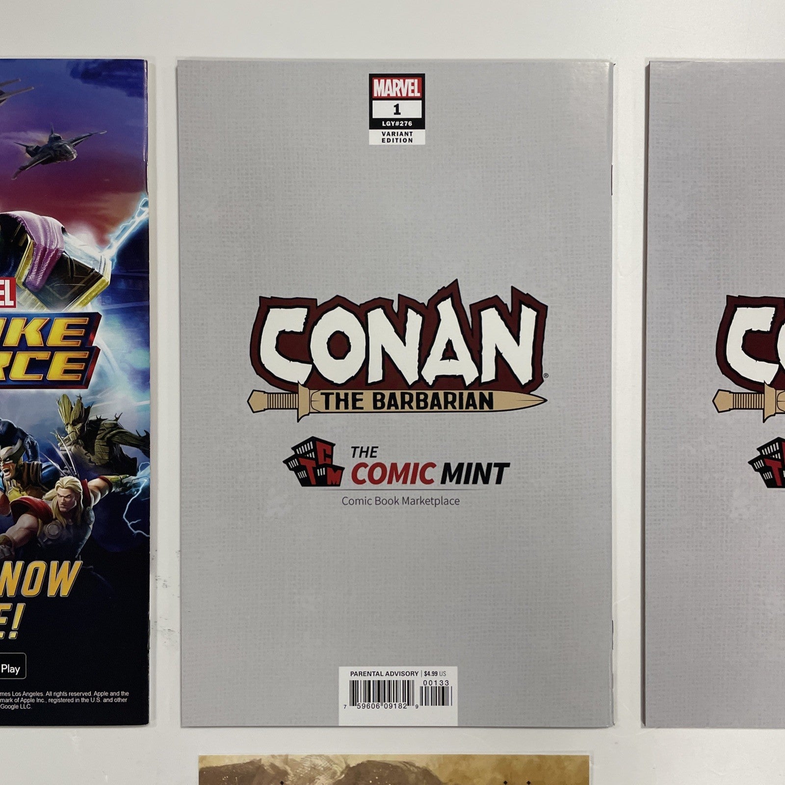 Conan The Barbarian #1 2019 NM Gerardo Zaffino Trade, Virgin and Black & White9