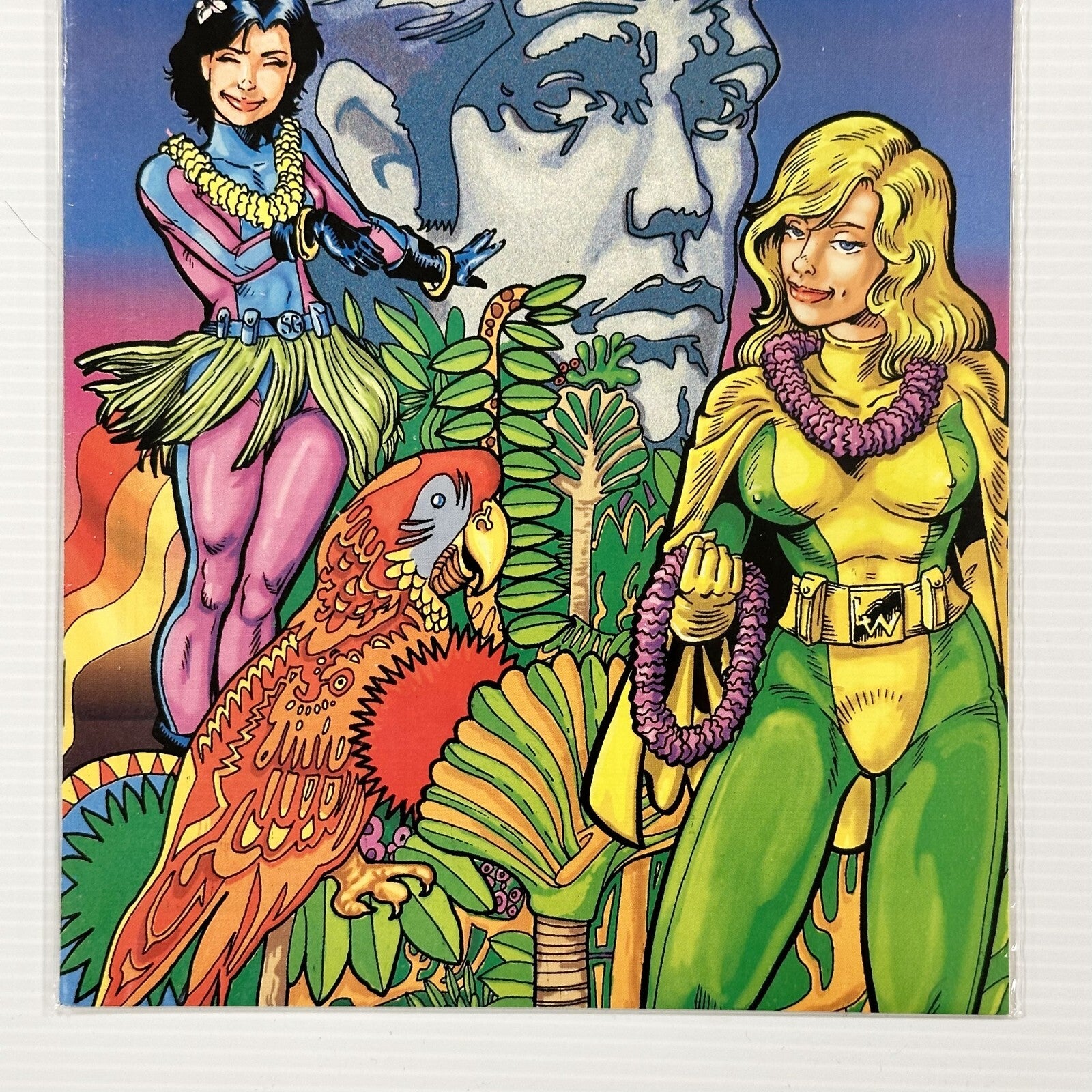 Lycra Woman & Spandex Girl Summer Vacation Special #1 1993 VF/NM signed Bryan Gl2