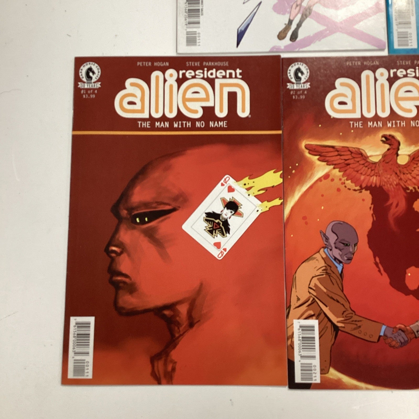 Resident Alien #1-3 2012, Suicide Blone #1-3 2013, Man With No Name #1-4 20167