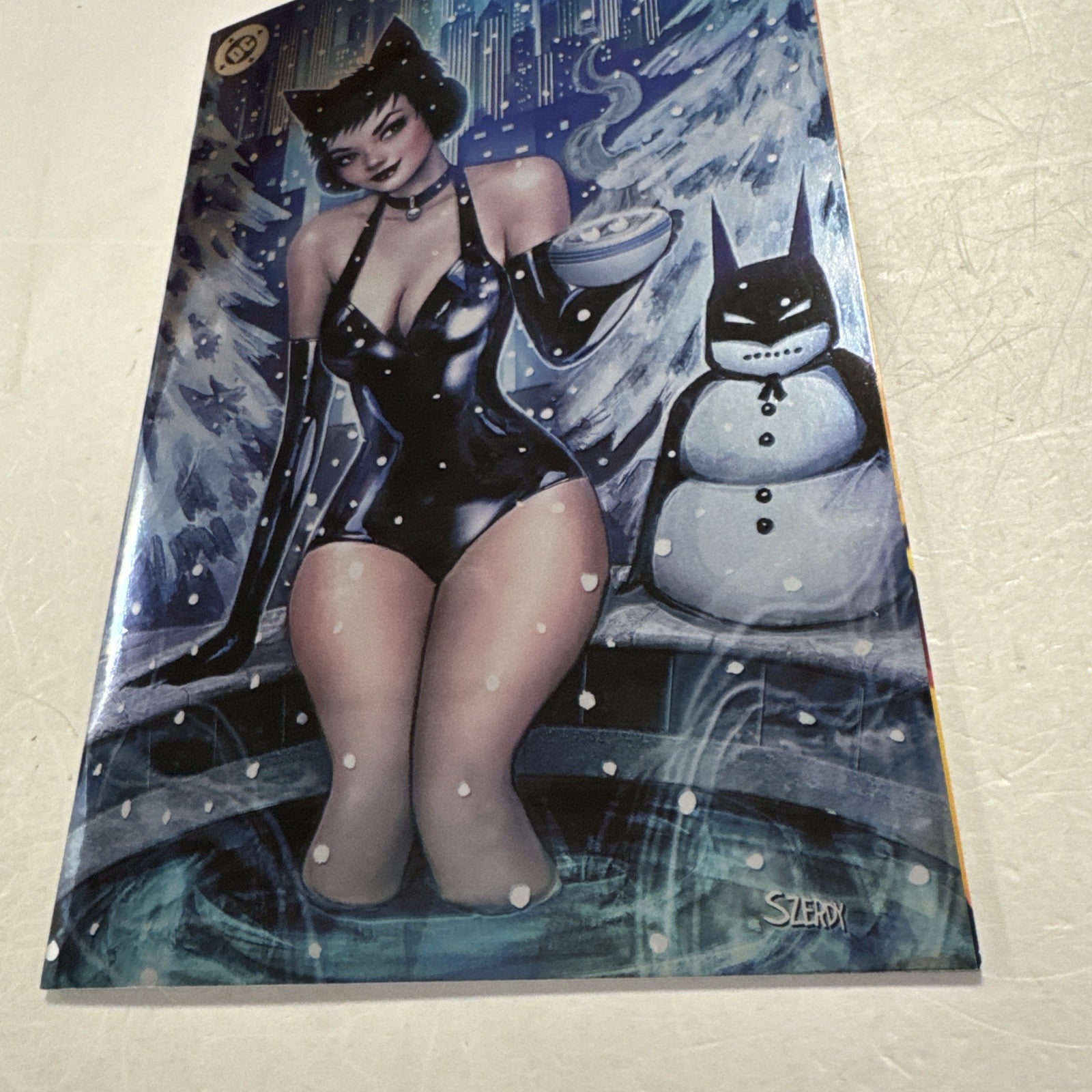 Catwoman #74 2025 NM Nathan Szerdy Virgin Foil Convention Exclusive Variant2