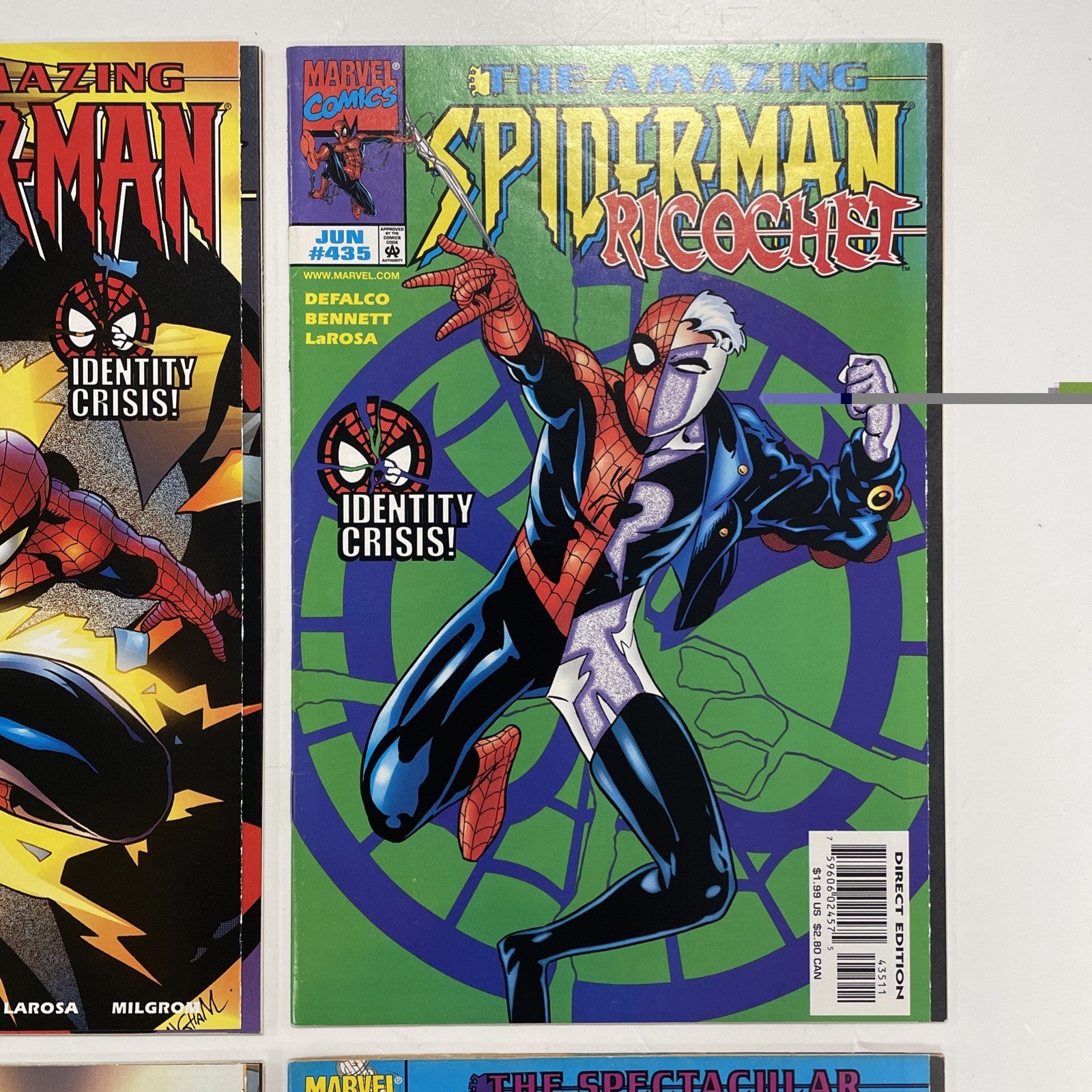 Spider-Man: Identity Crisis #1-8 1998 Complete Set Mixed Grades4