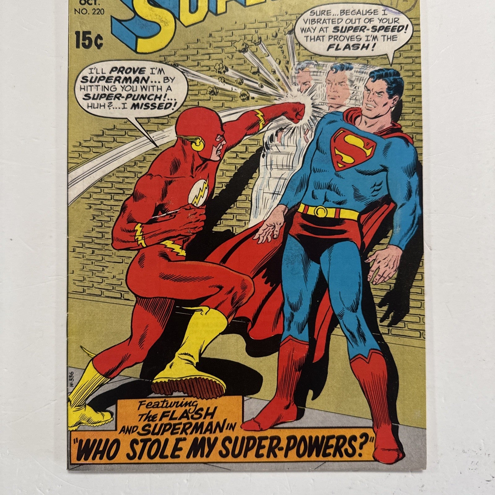 Superman #220 1969 Pence Stamp2