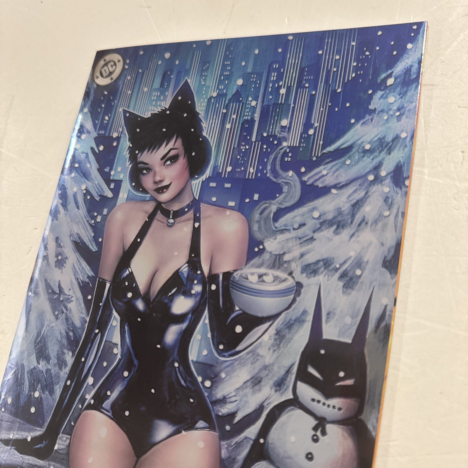 Catwoman #74 2025 NM Nathan Szerdy Virgin Foil Convention Exclusive Variant1
