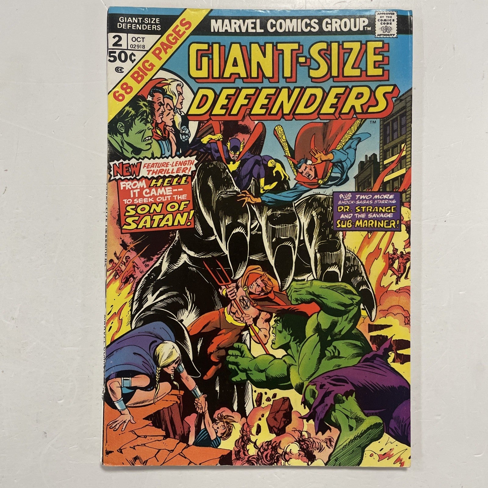 Giant-Size Defenders #2 1974 FN/VF0