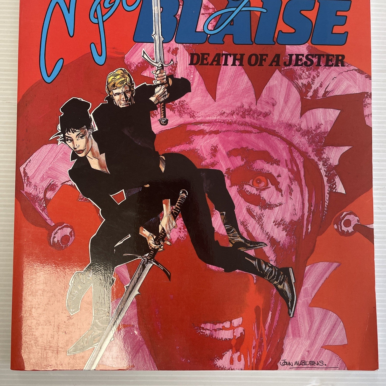 Modesty Blaise: Death of a Jester Titan Books 1987 Graphic Novel2
