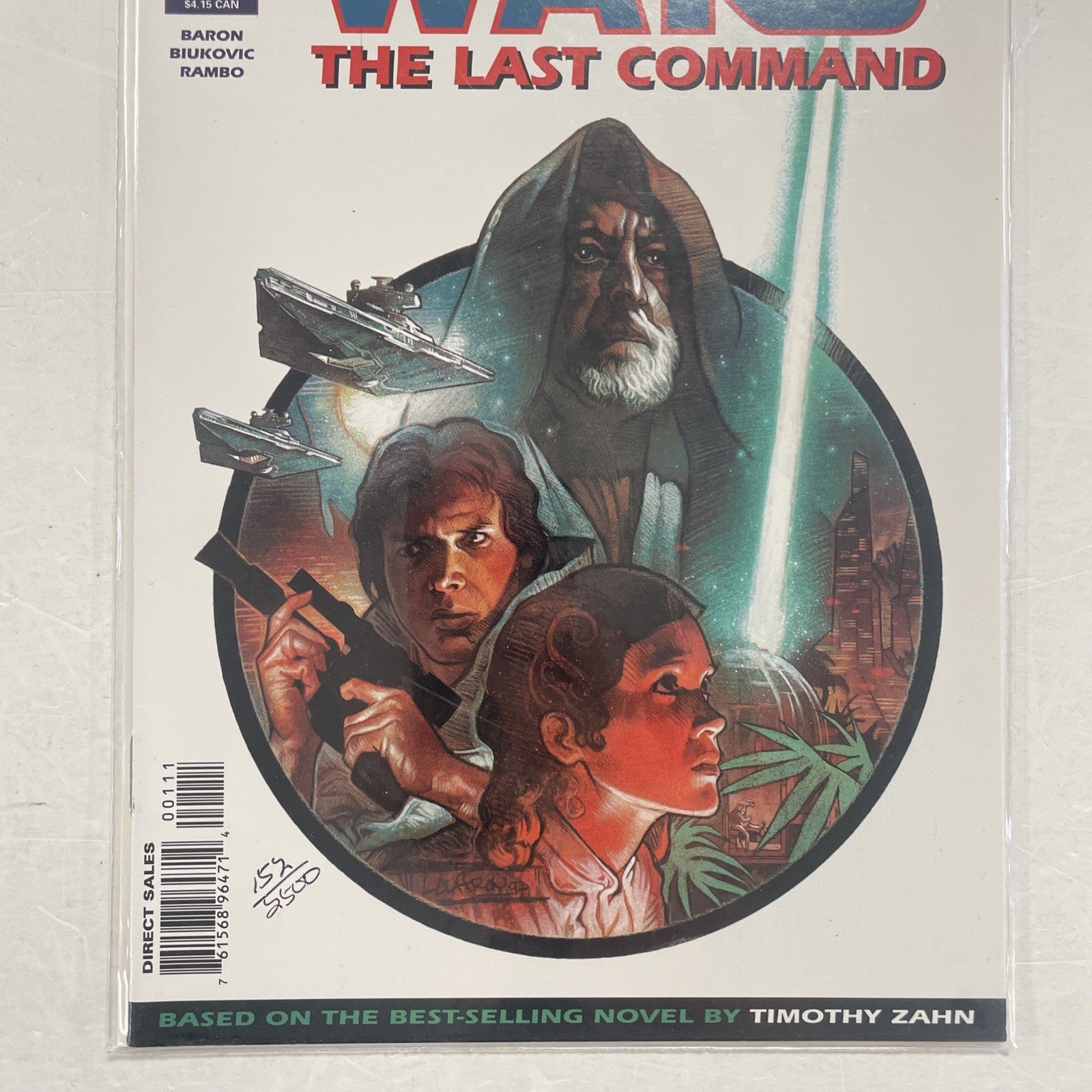 Star Wars: The Last Command #1 1997 Signed Mike Baron Dynamic Forces CoA2