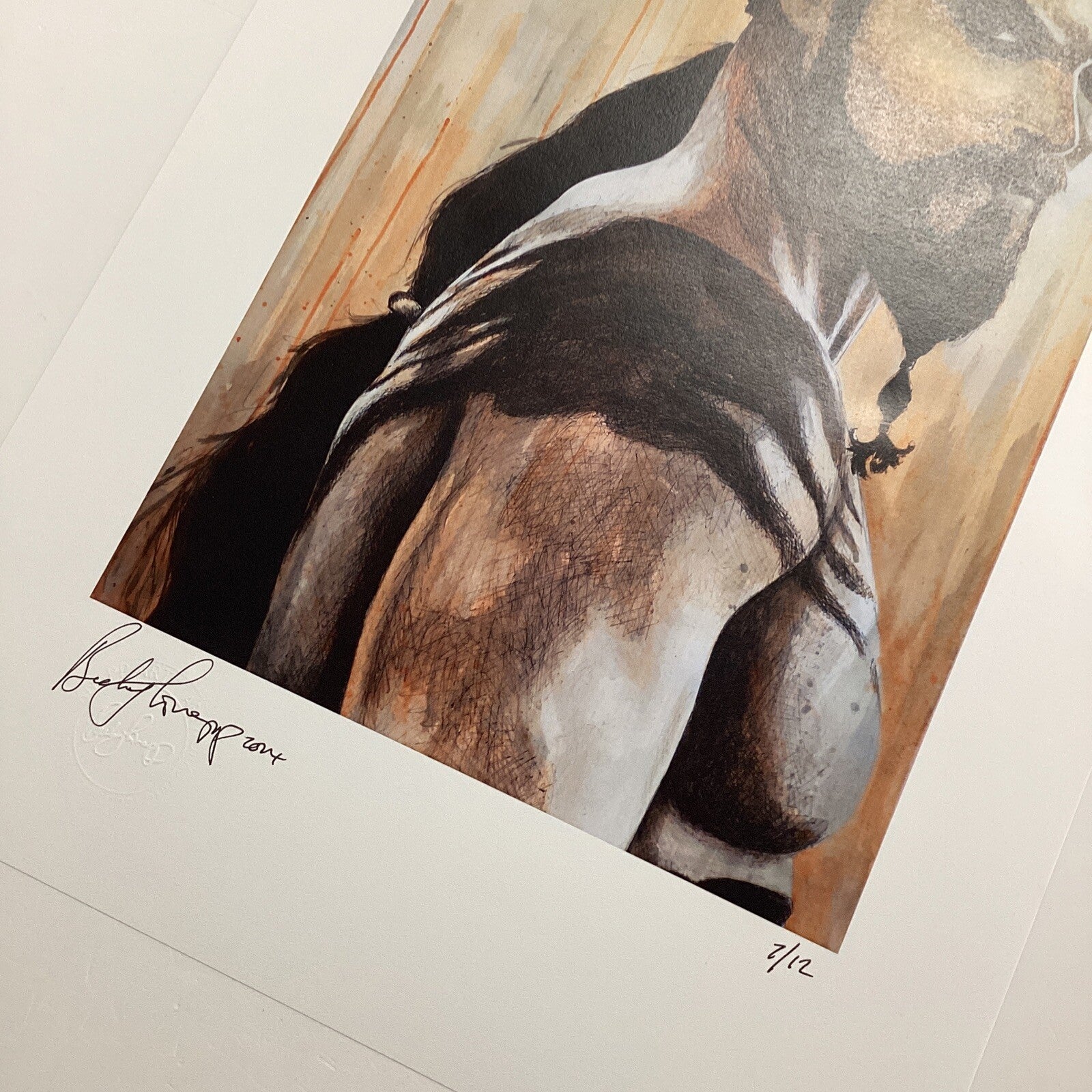 Khal Drogo Signed Art Print by Becky Knapp5