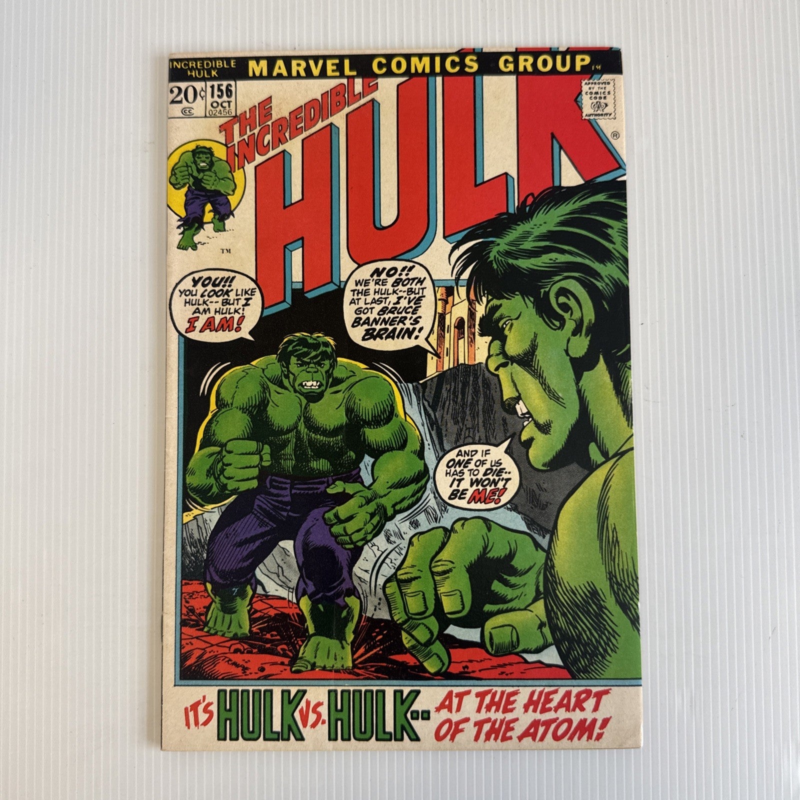 Incredible Hulk #156 1972 FN/VF0