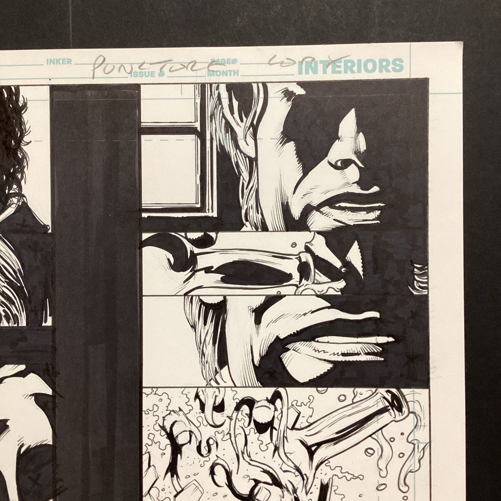 Original Artwork for Puncture Com.X By John Higgins 2004 (unknown Issue & Page)5