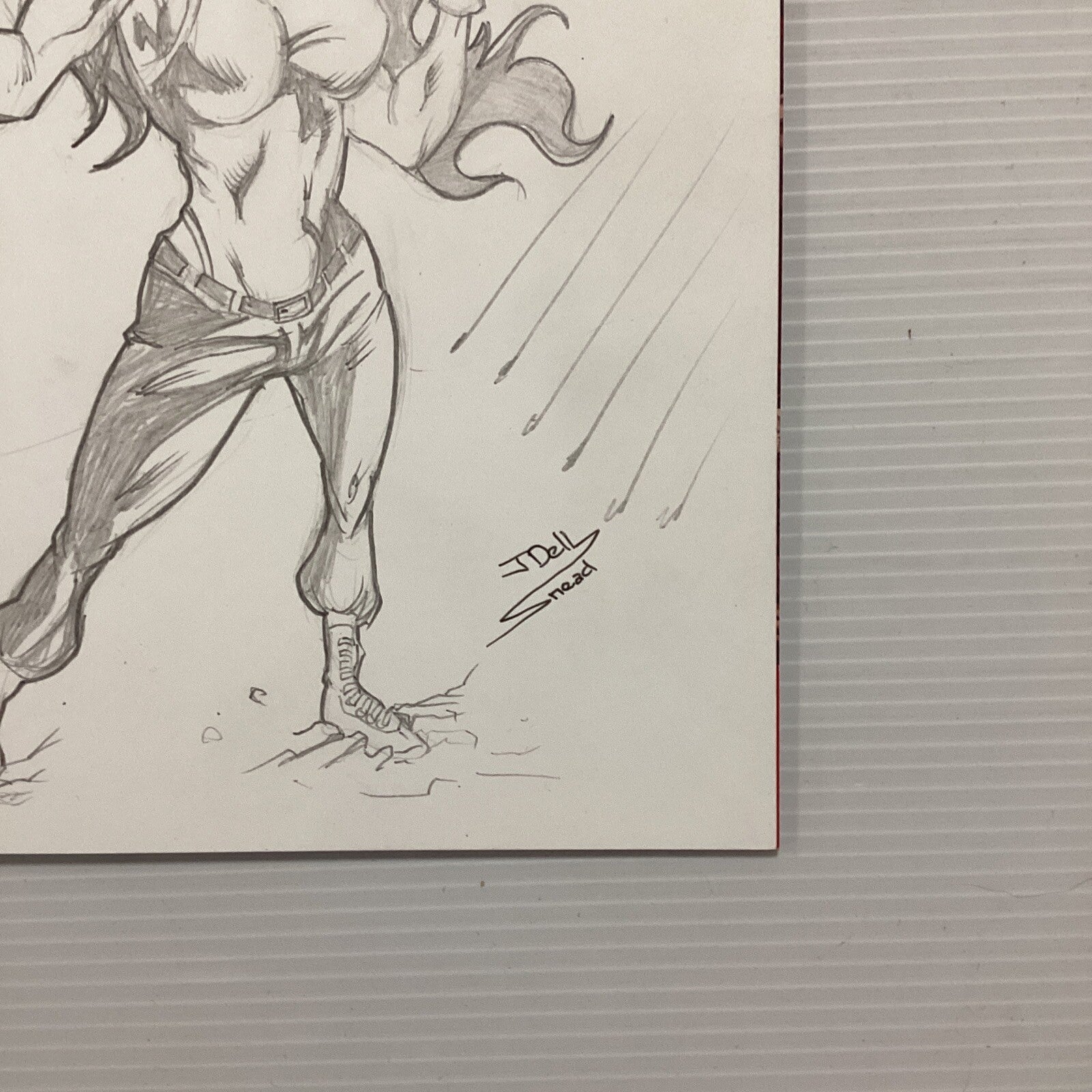 A+X  #1 She Hulk Variant Edt, Sketchbook Cover by John Dell Snead6
