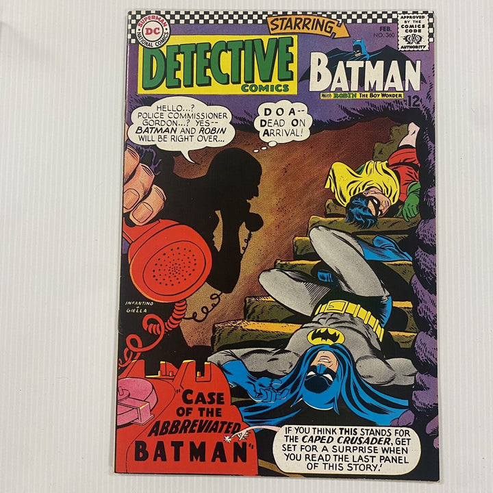 Batman: Detective Comics #360 1967 Silver Age Batman VF or better Cent copy