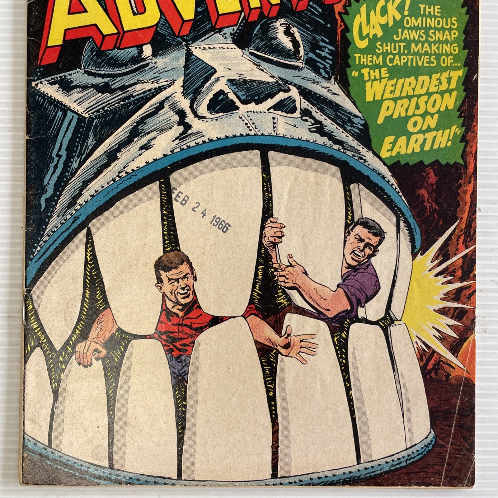 Strange Adventures #187 1966 VG Origin & 1st Appearance Enchantress **Date stamp2