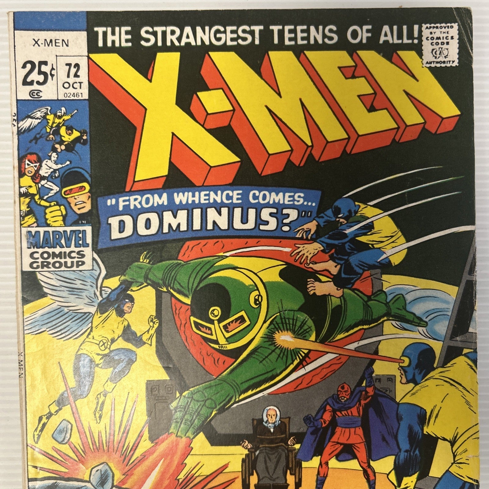 X-Men #72 1971 VG/FN Pence Stamp1