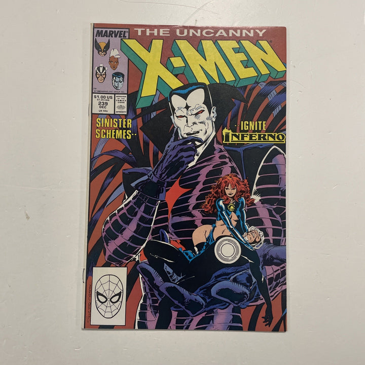 Uncanny X-men #239 1988 VF/NM 1st Mr Sinister Cover0