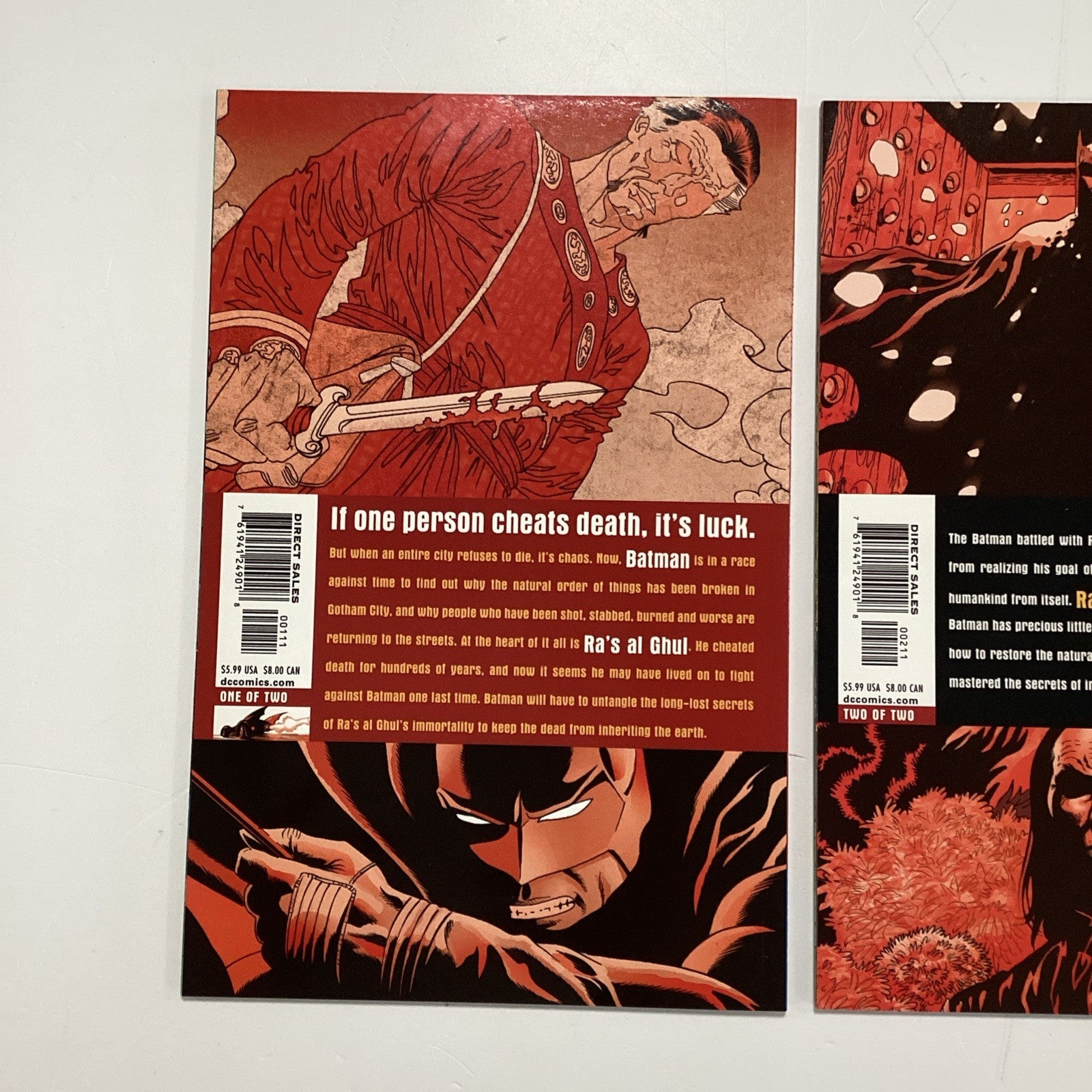 Batman: Ras Al Ghul Year One #1-2 2005 Complete Set DC7
