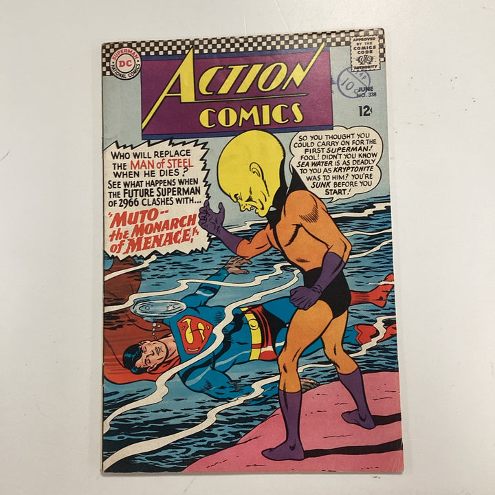 Action Comics #338 1966 VG 1st Appearance Of Muto0