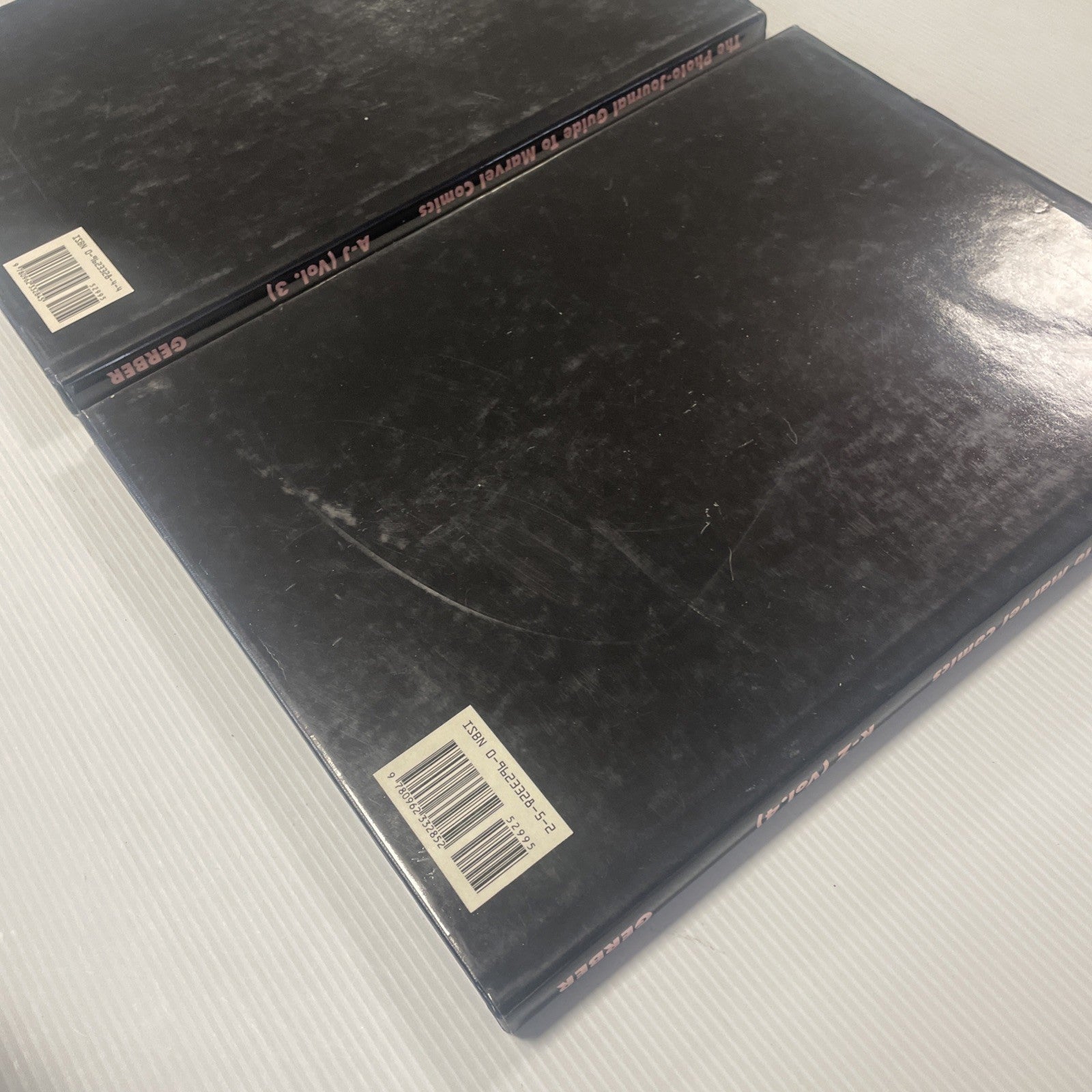 The Photo-Journal Guide to Marvel Comic Vol 3 & 4 A-J & K-Z Gerber Hardcover Set15
