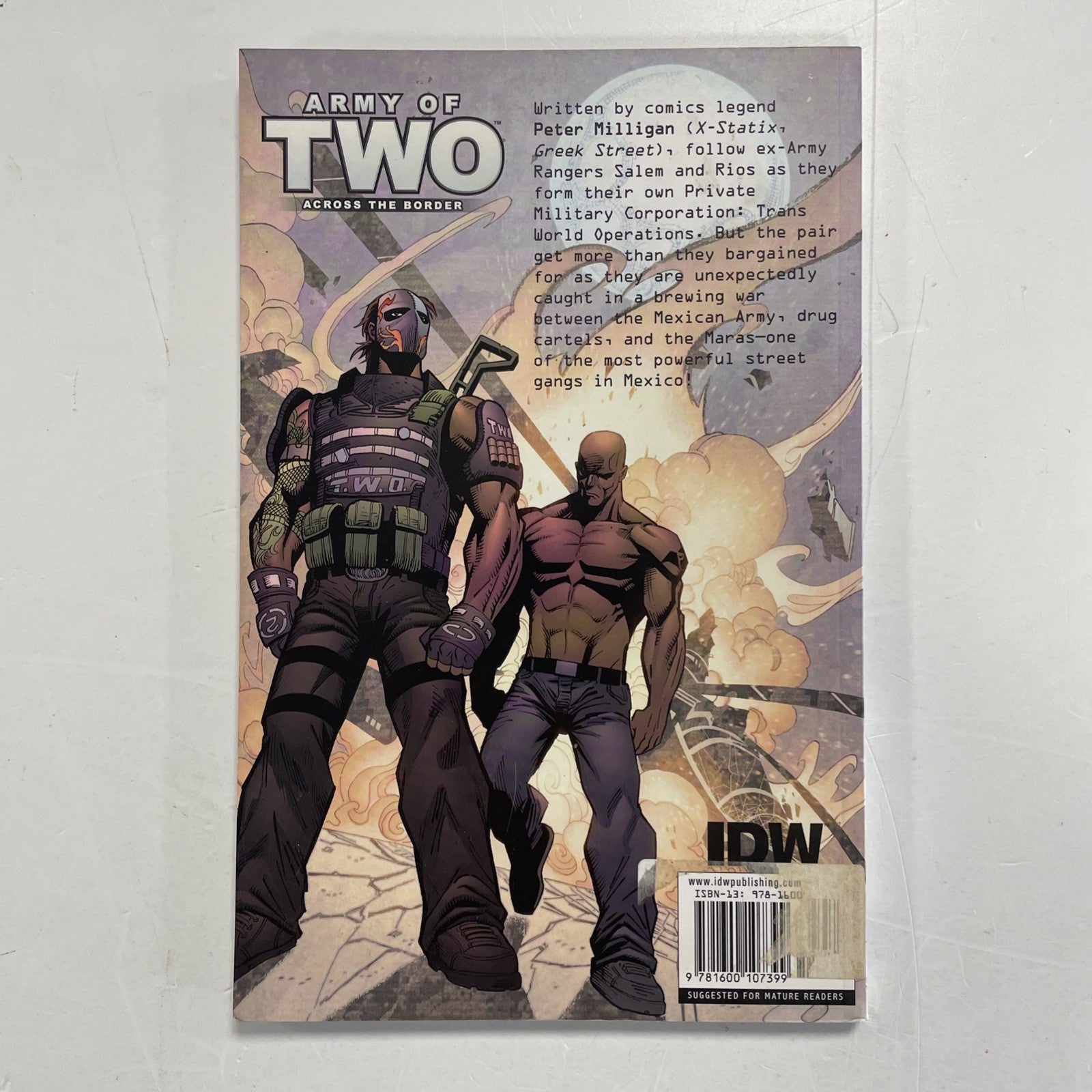 Army Of Two: Across The Border 2010 TPB Based on Video Game3