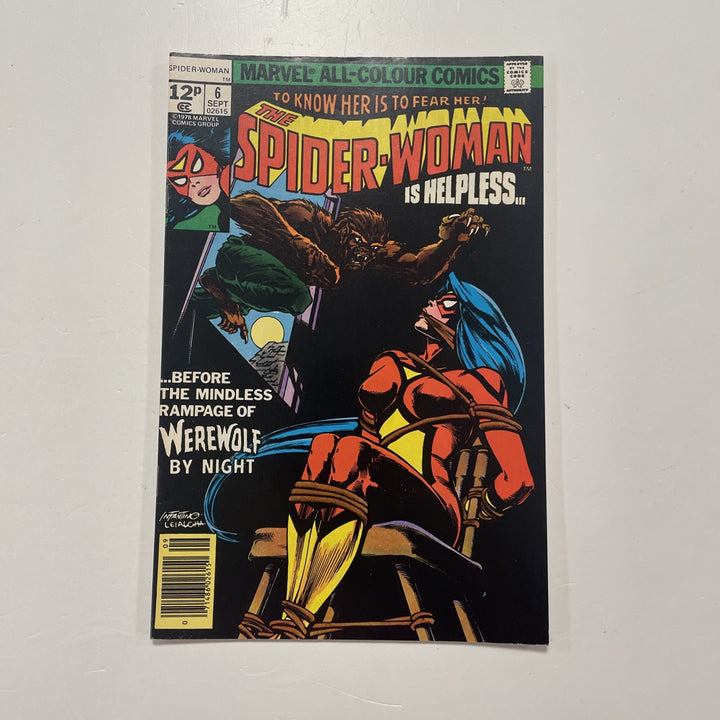 Spider-Woman #6 1978 FN/VF Pence Copy0