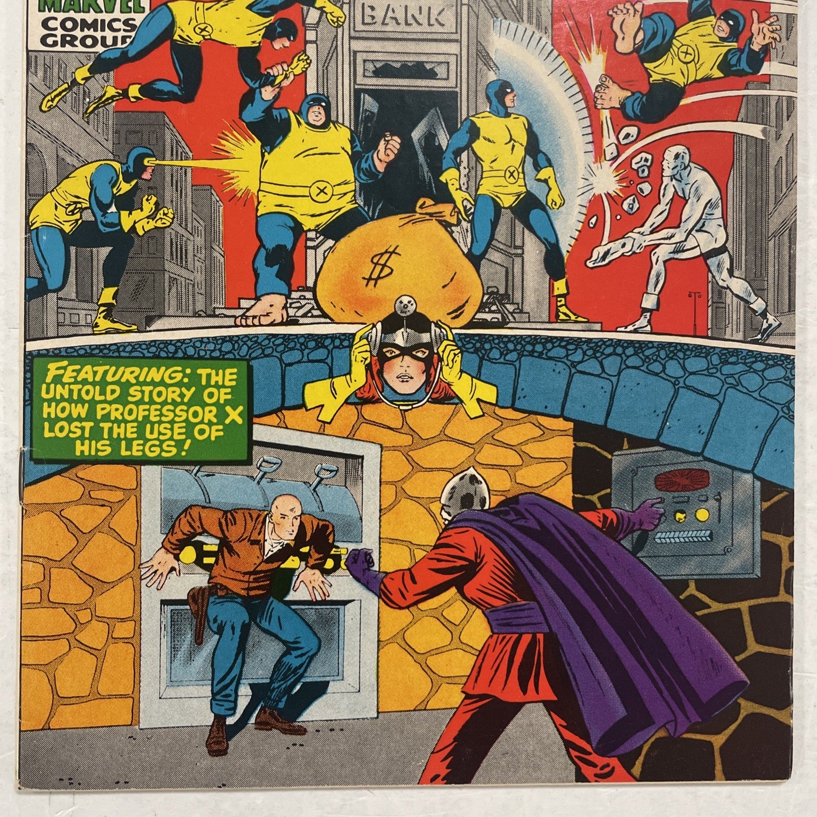 X-Men #71 1971 FN/VF Reprints Origin of Professor X2