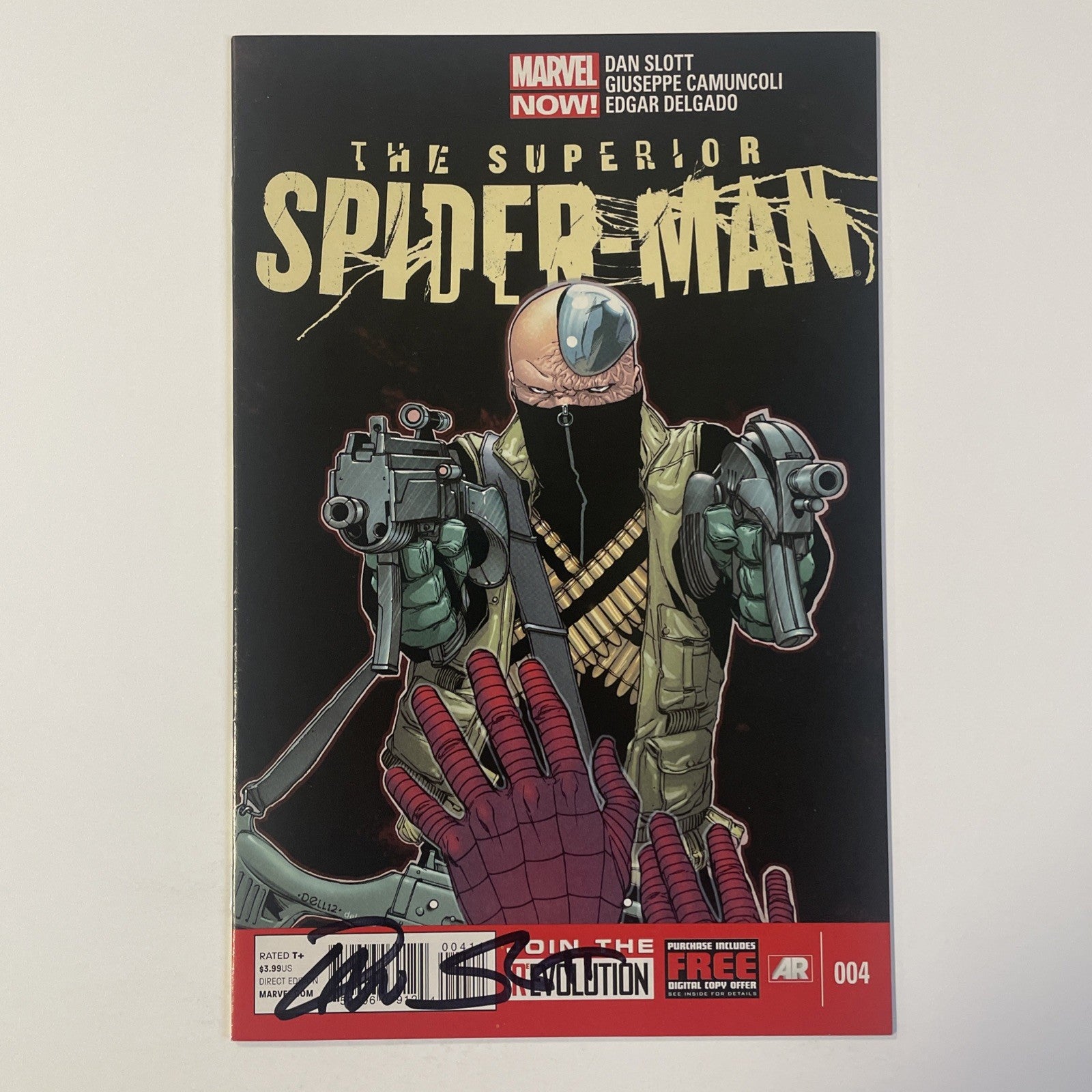 Superior Spider-man #4 2013 Signed By Dan Slott with CoA0