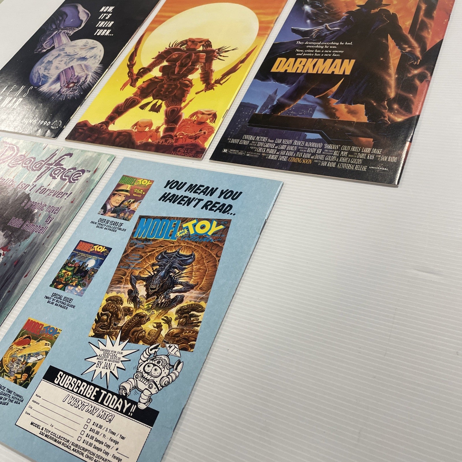 Aliens vs Predator #0 #1-4 1990 Avg. FN/VF Complete Set Dark Horse Comics13