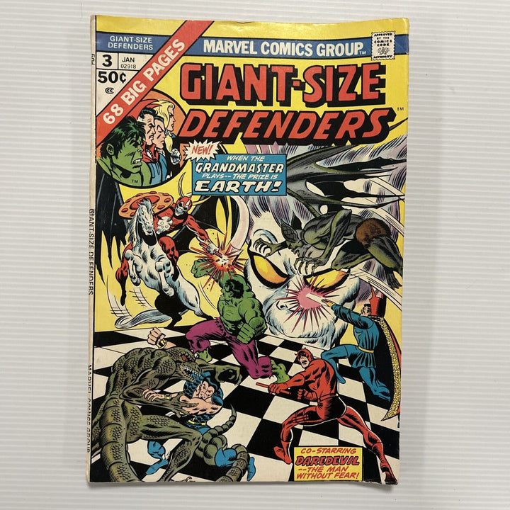 Giant Size Defenders #3 VG/FN First appearance of Korvac 1975