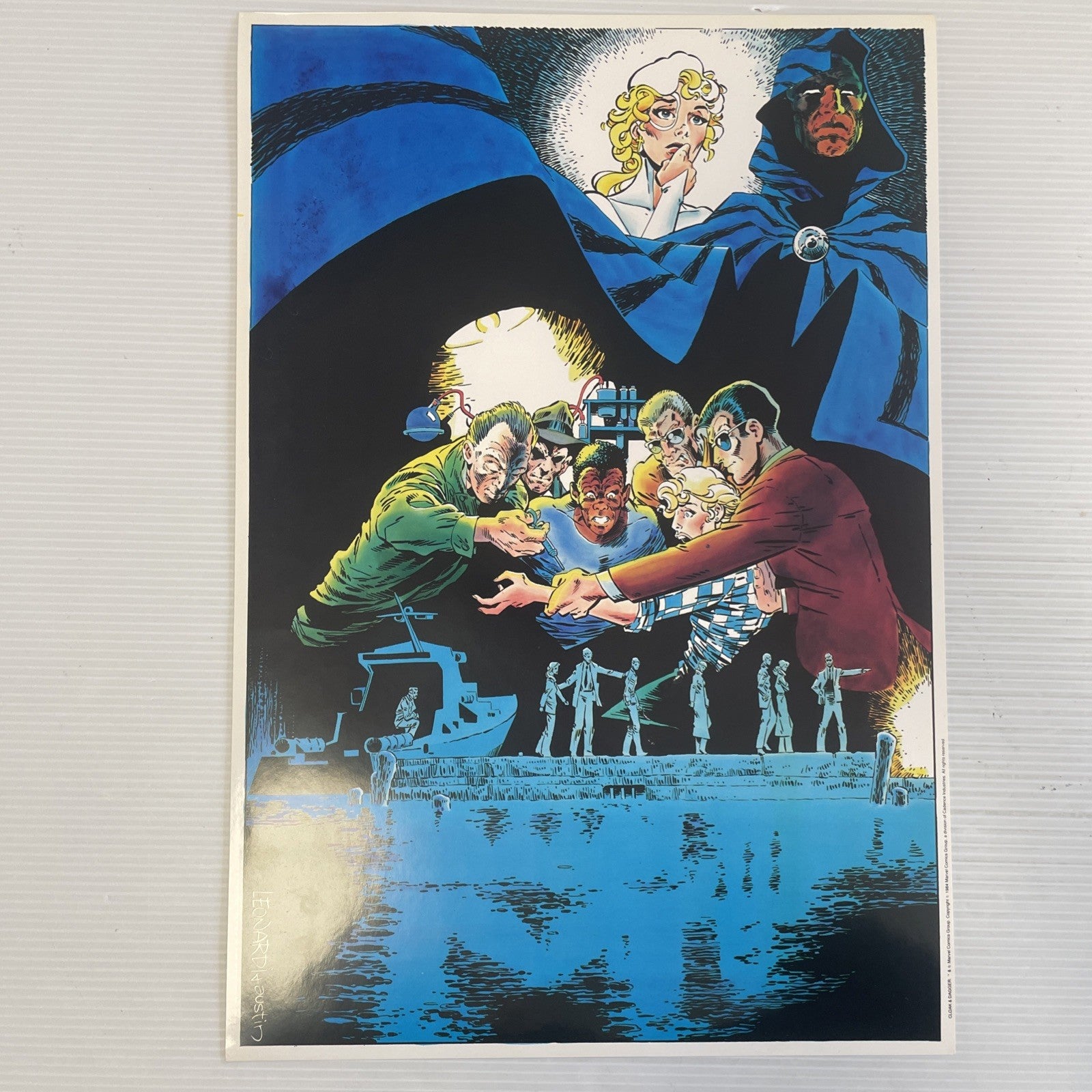 Marvel Press Cloak and Dagger Portfolio Prints 1984 Set 10 Rick Leonardi Art (1)15