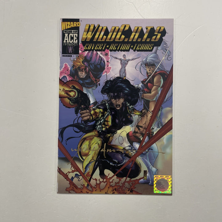 Wildcats #15 1997 Wizard Ace Edition Variant Signed Scott Williams CoA0