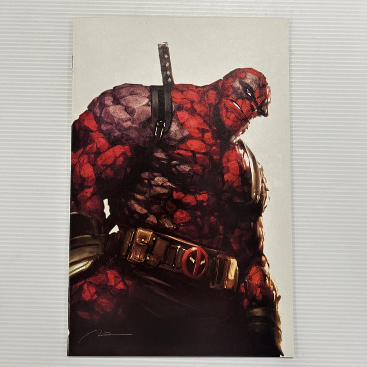 Marvel Two-in-One Thing & Human Torch #6 2018 NM Gerald Parel Deadpool Variant0