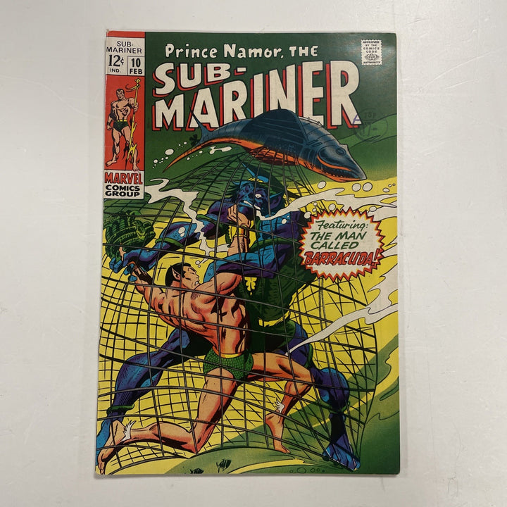 Sub-mariner #10 1969 FN+ Pence Stamp0