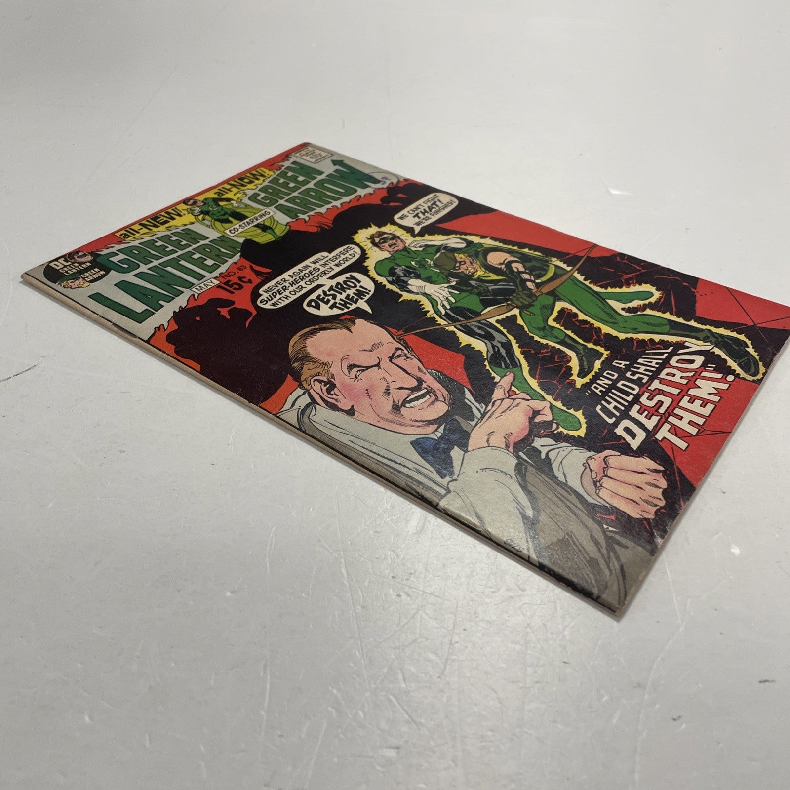 Green Lantern Green Arrow #83 1971 FN+  Pence Stamp3
