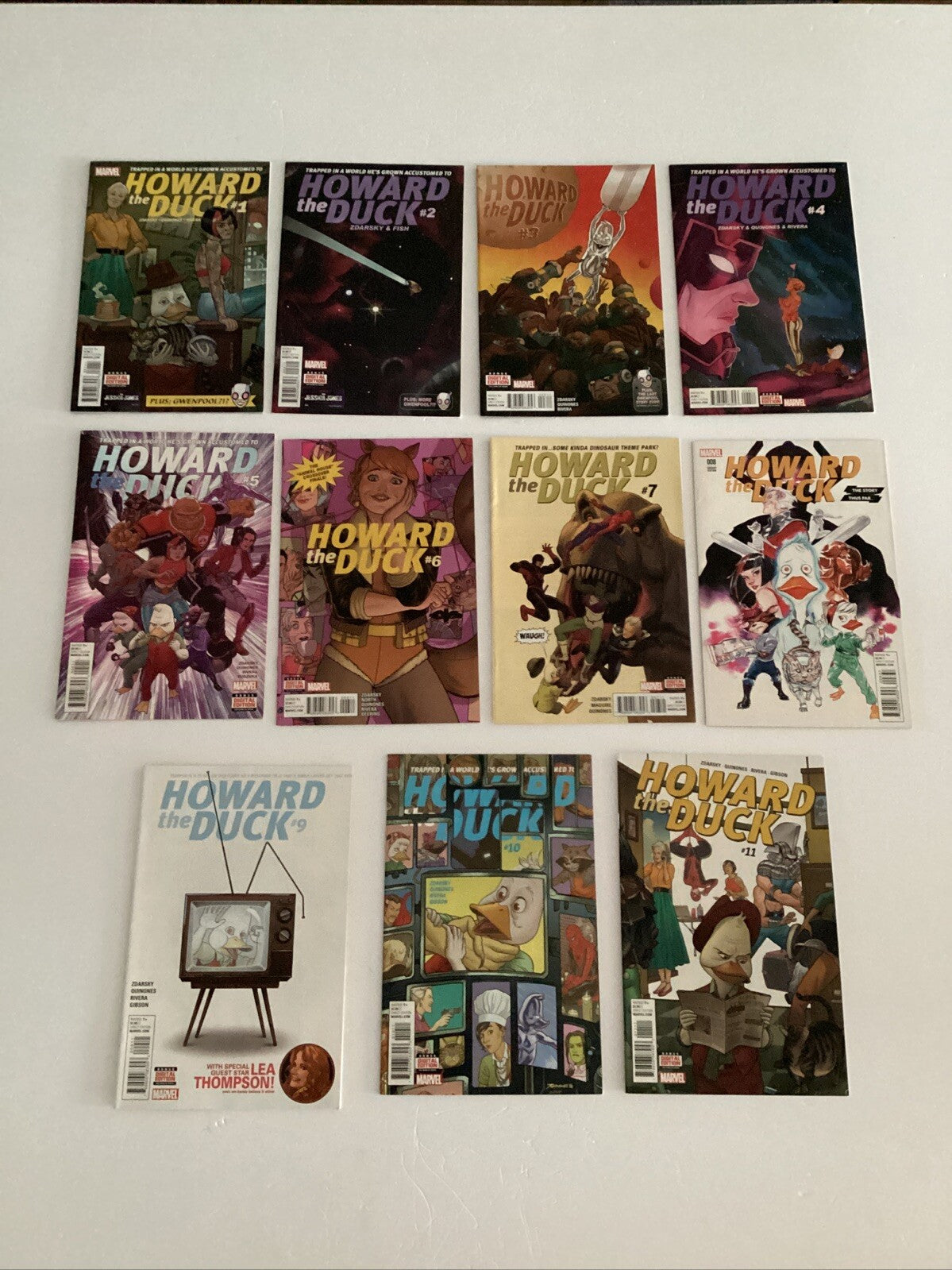 Howard The Duck #1-11 2015 VF/NM Complete Set 1st App Gwen Pool0
