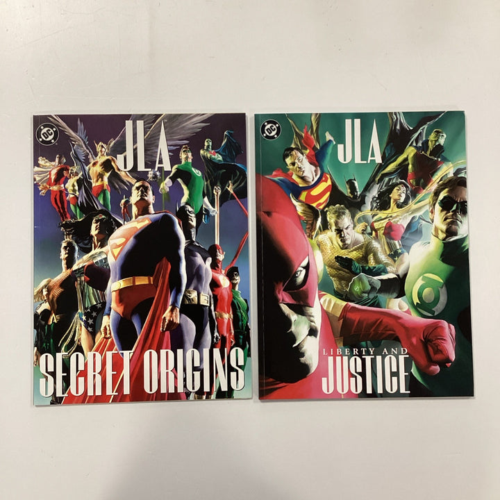 JLA Secret Origins and Liberty & Justice 2002-2003 VF/NM Treasury Editions0