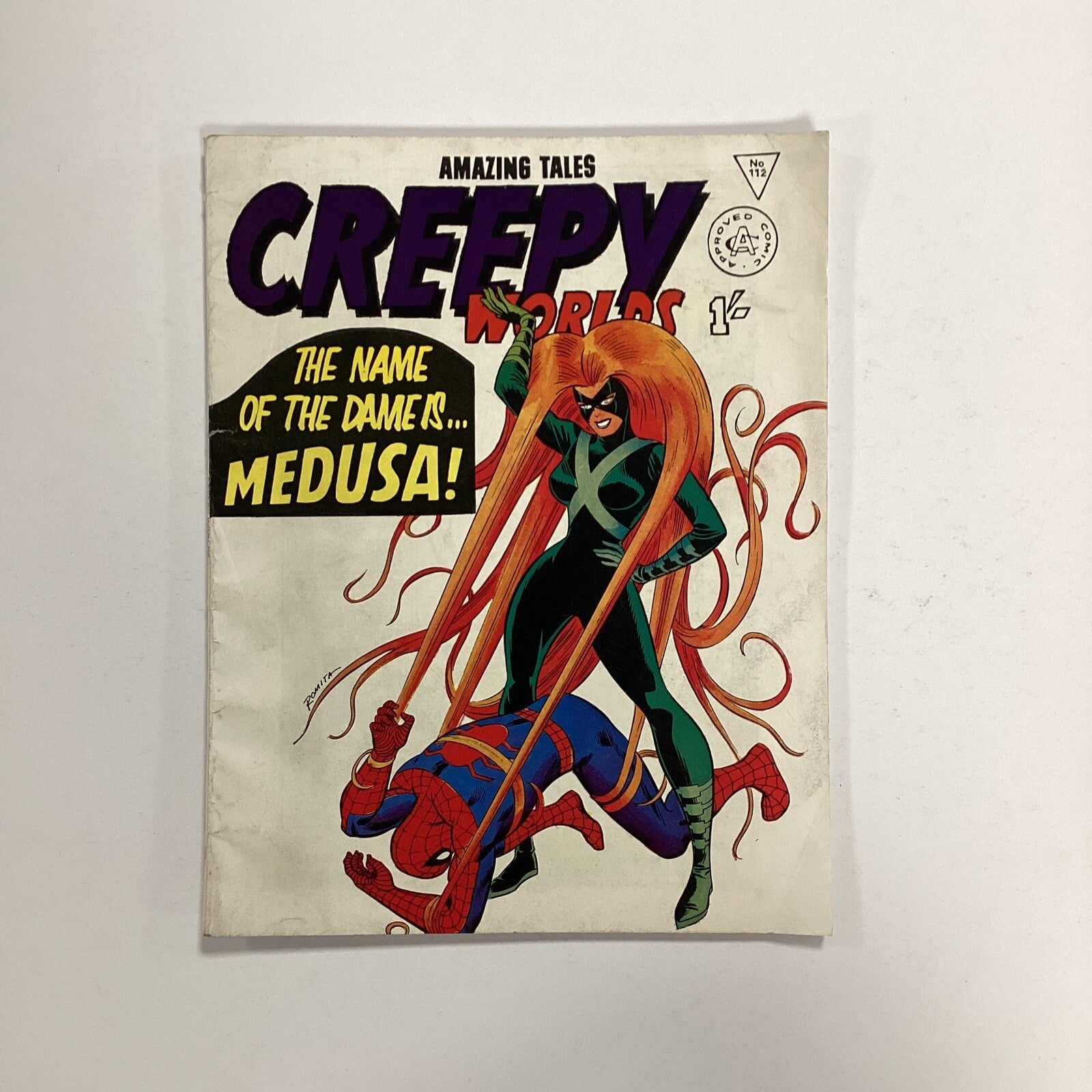 Alan Class Creep Worlds #112 late 1960s - early 70s VG **15mm tear bottom of rea0