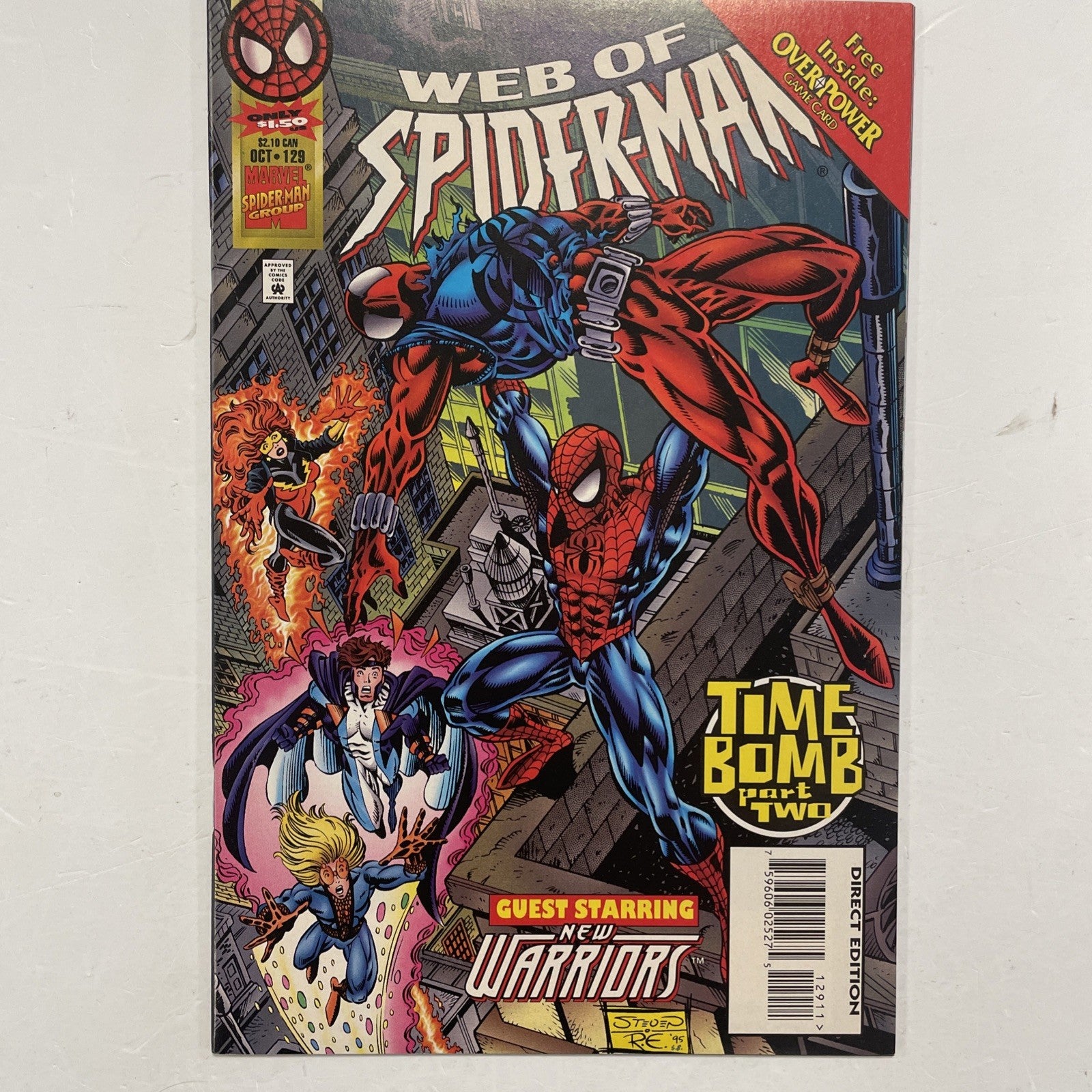 Spider-Man: Time Bomb #1-2 1995 Complete Set VF/NM inc. Over Power Cards5