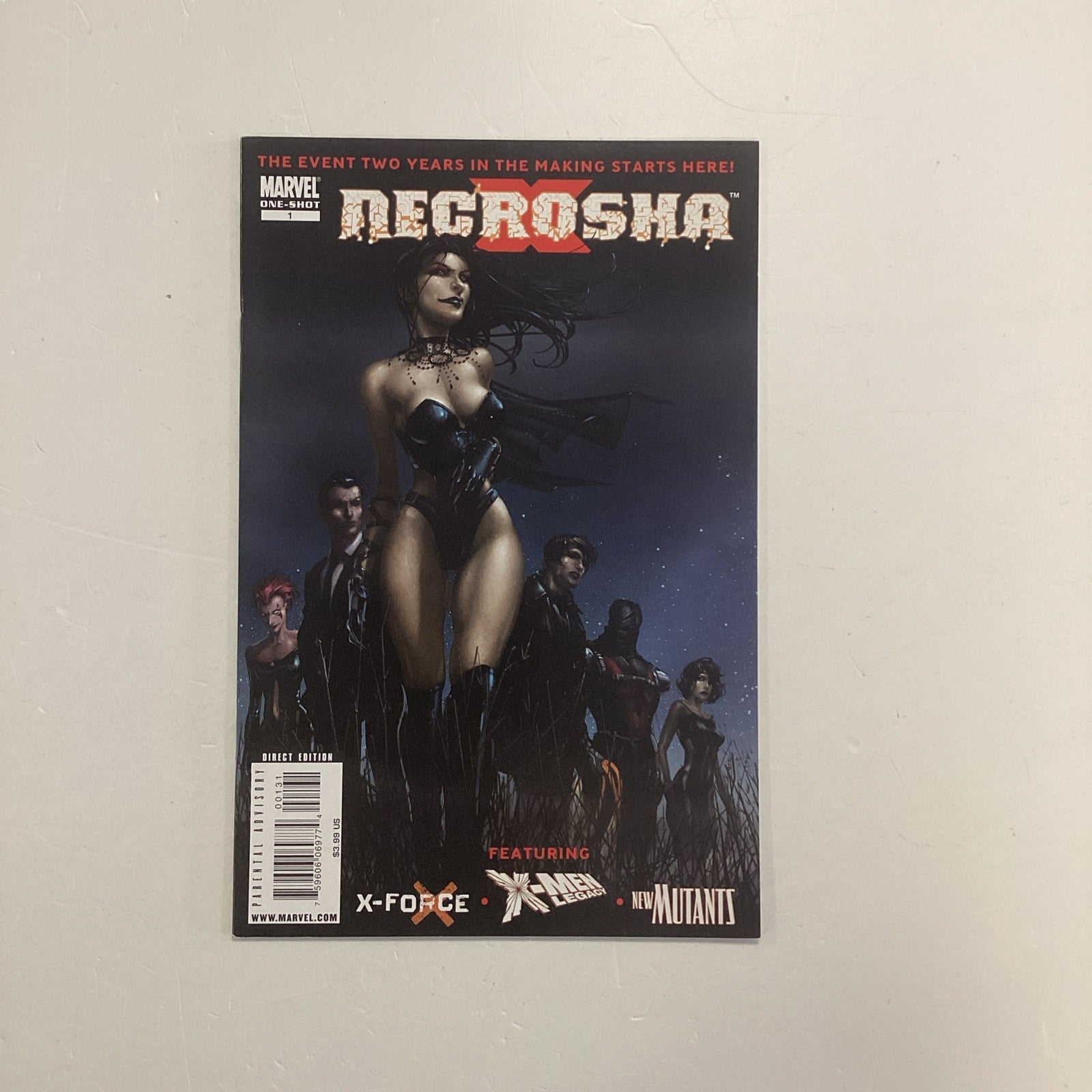 X Necrosha One-shot 2009 VF 2nd Printing Variant Clayton Crain0