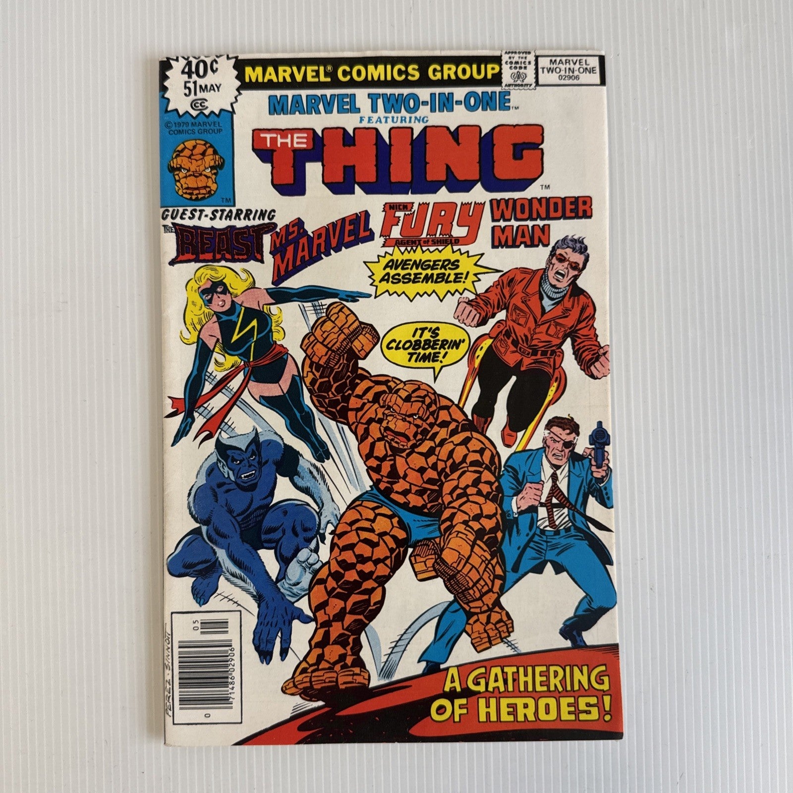 Marvel Two-in-One #51 1979 VF+ Signed Frank Miller inside page0