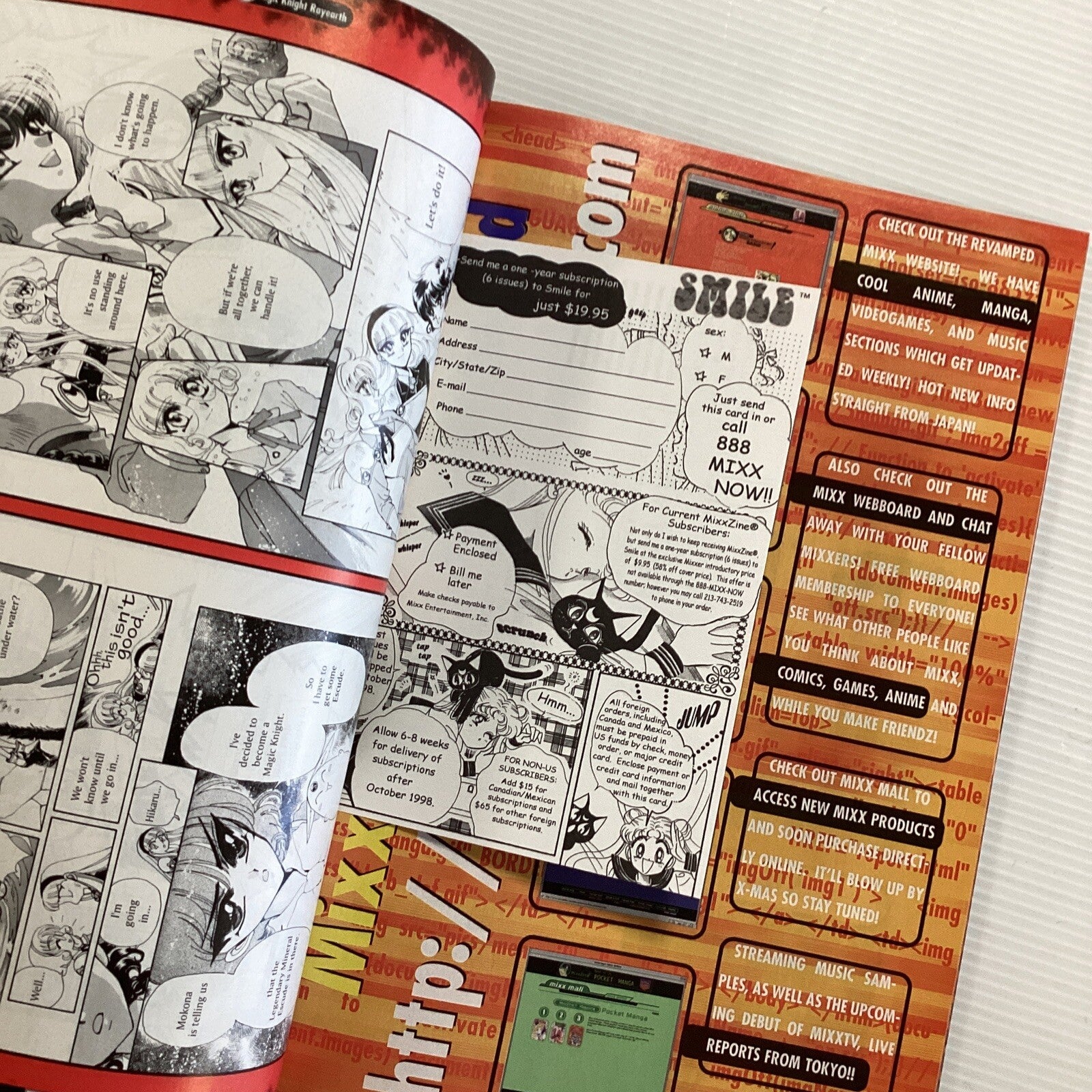 Mixx Zine #2 1998 FN/VF 1st Mobile Suit Gundam Mixxzine16