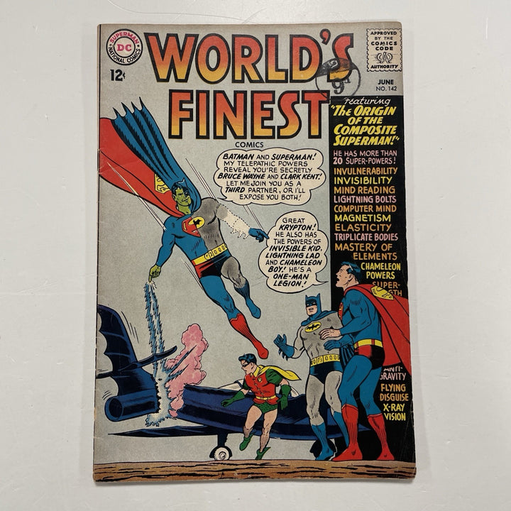 World's Finest #142 1964 GD/VG Pence Stamp **See Description0