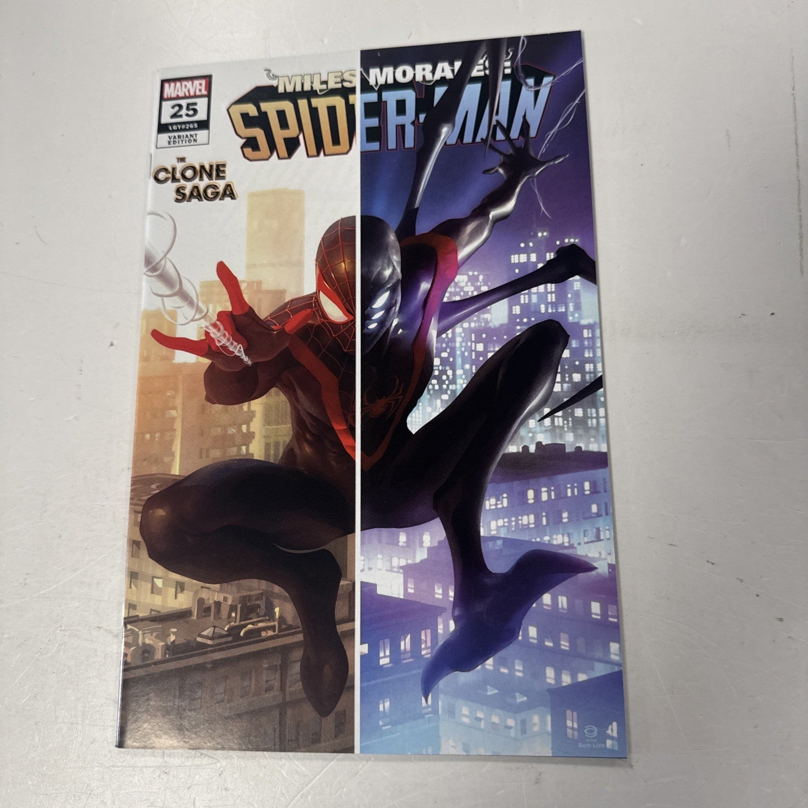 Miles Morales: Spider-man #25 2021 Ron Lim Trade Dress & Virgin Variant Cover1